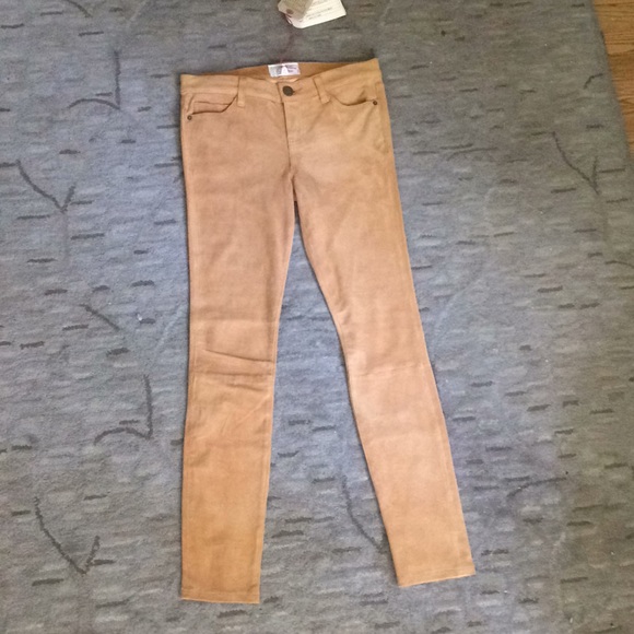 Current Elliot lamb suede ankle skinnies - Picture 3 of 10